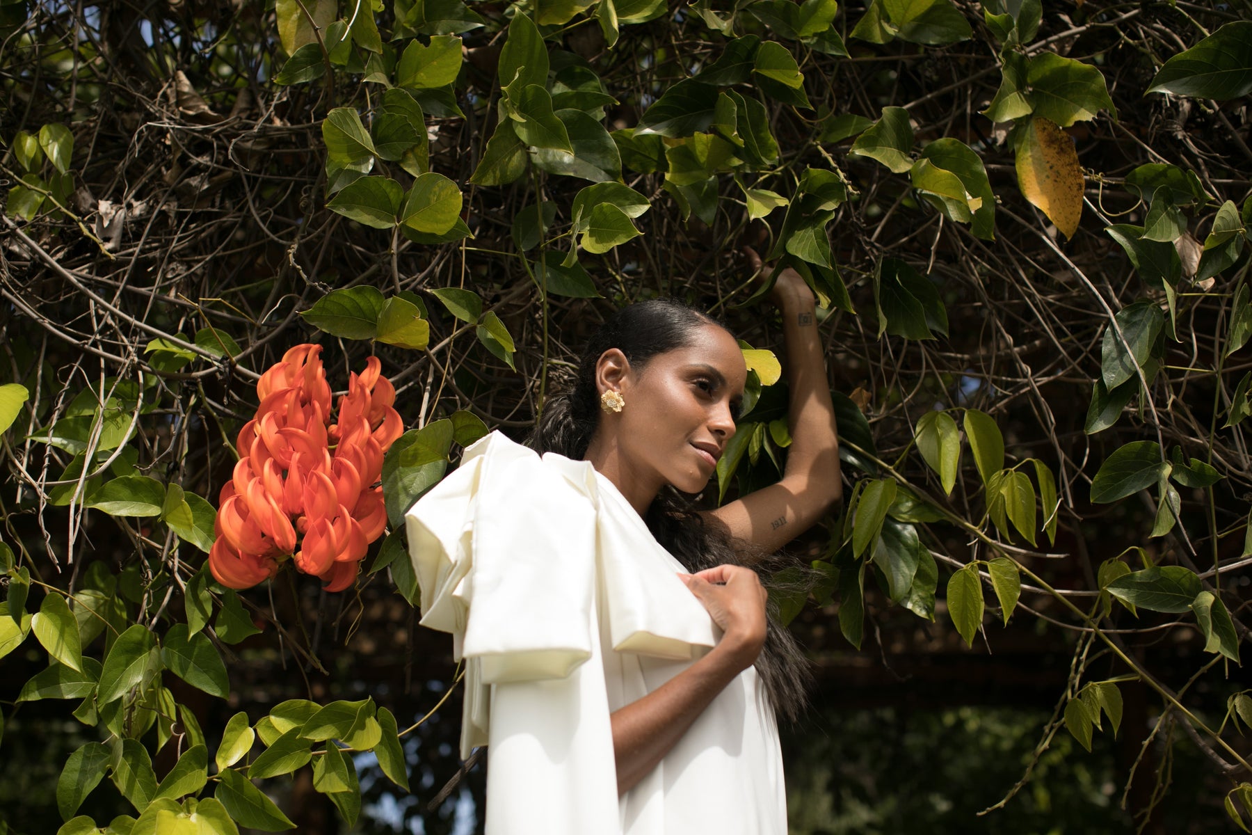 Kaftan Laço Branco