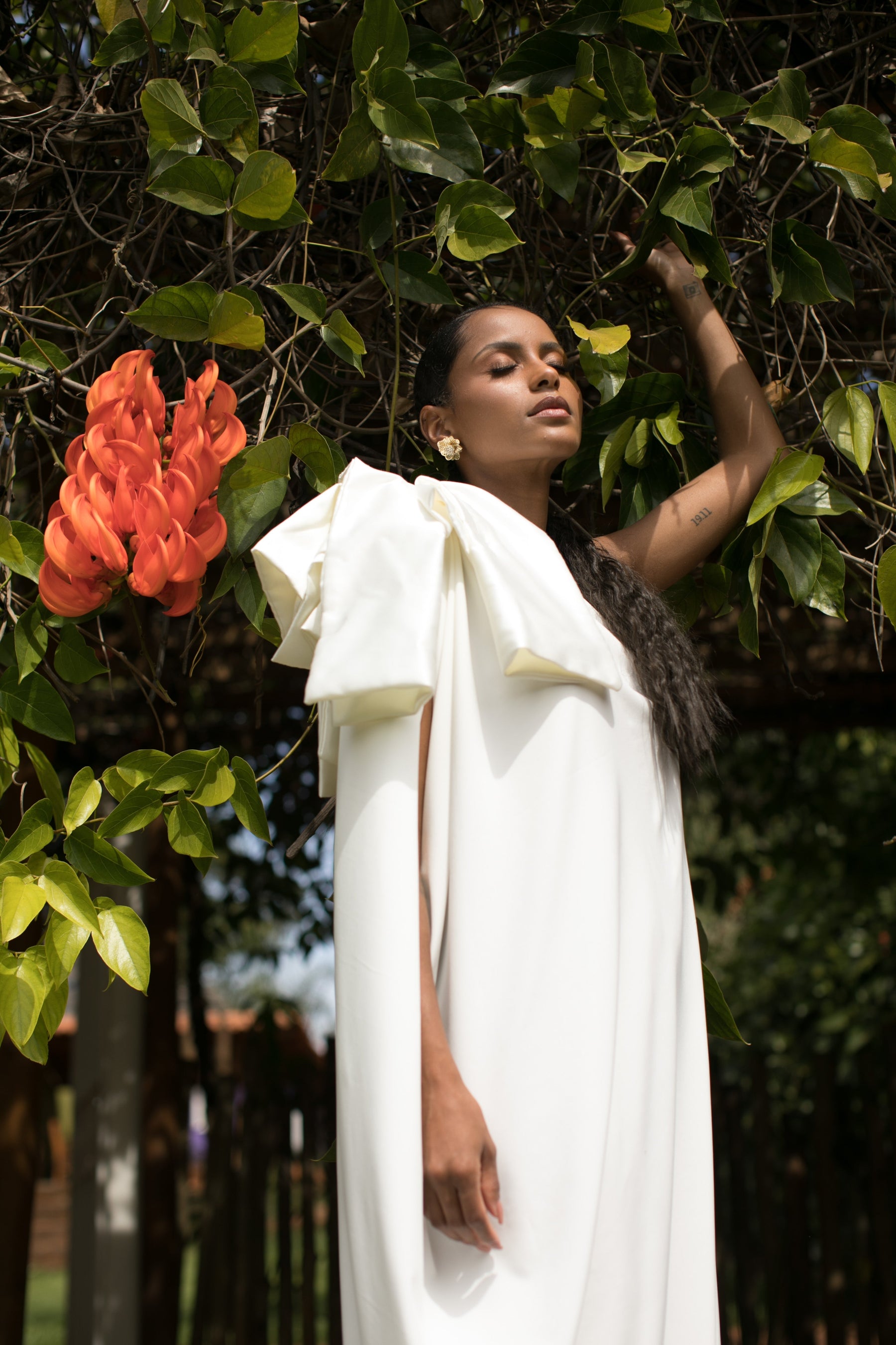 Kaftan Laço Branco
