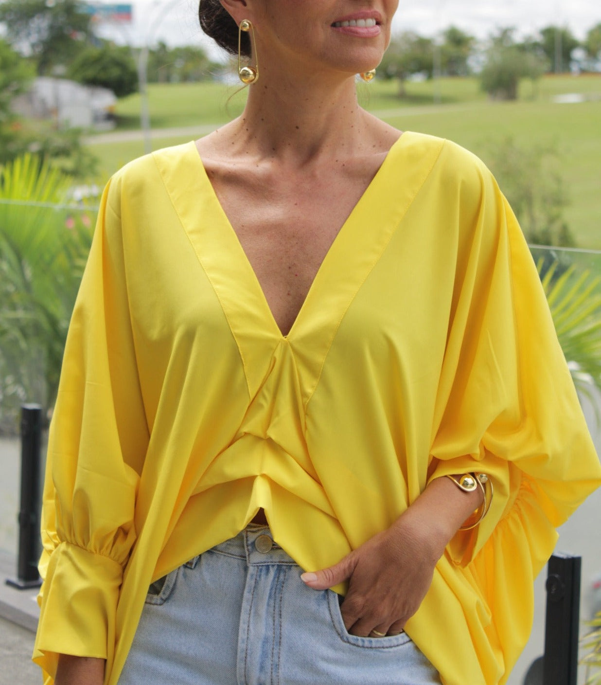 Blusa Bufante Amarela