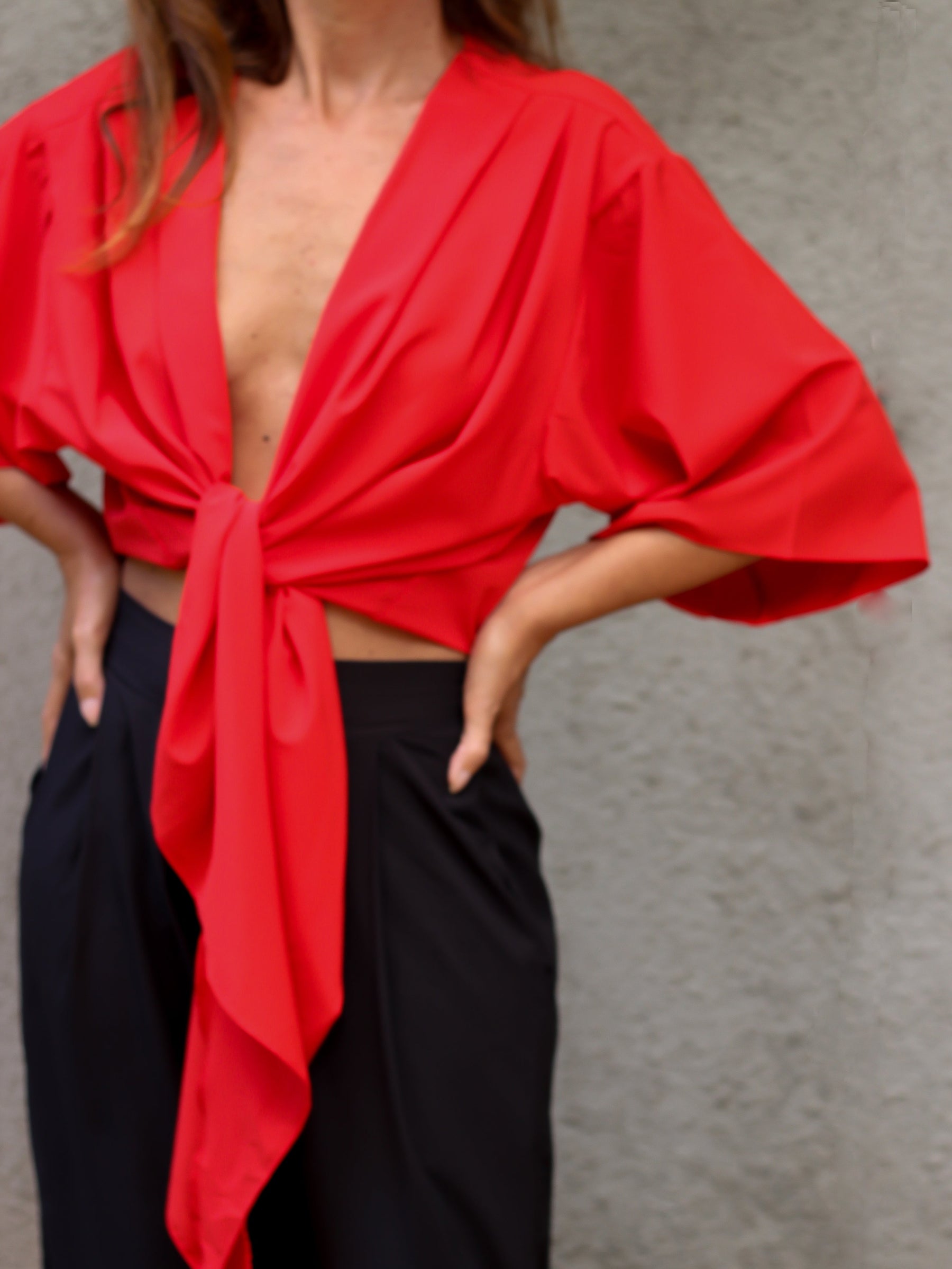 Blusa Nó Vermelho