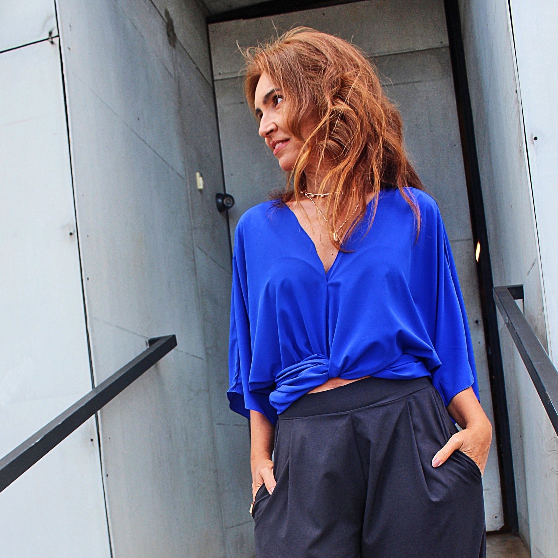 Blusa Ana Azul
