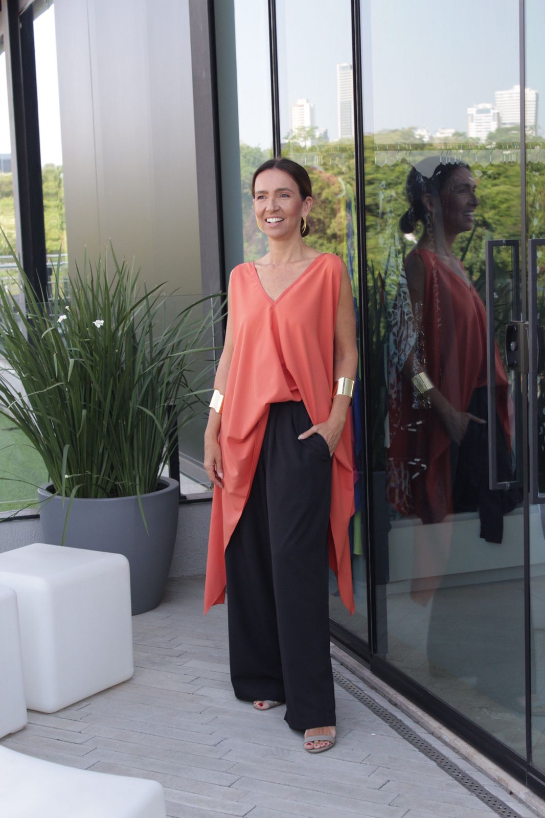 Blusa Guta Terracota