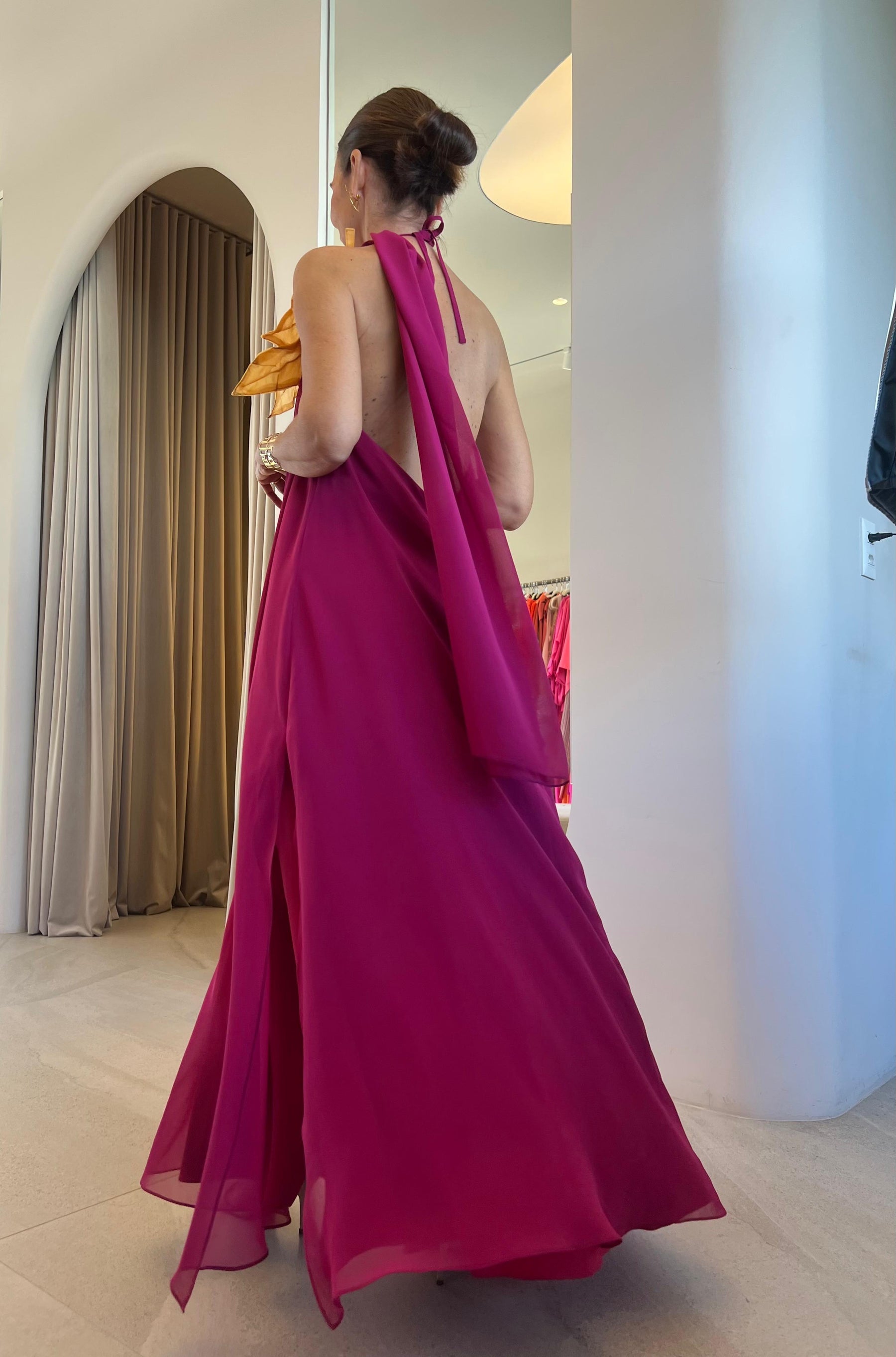 Vestido Mariana Fúcsia