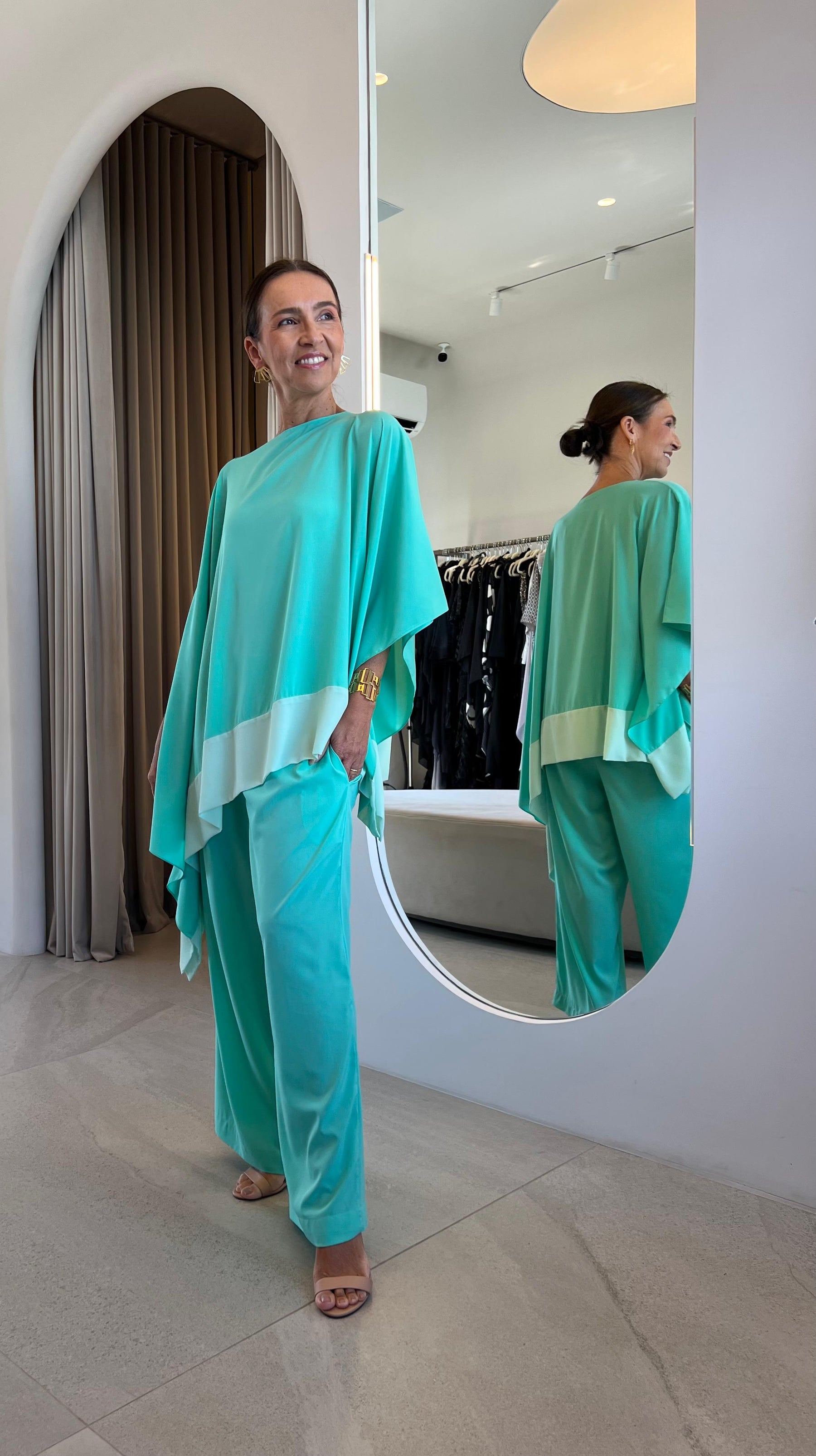 Conjunto Celeste Tiffany