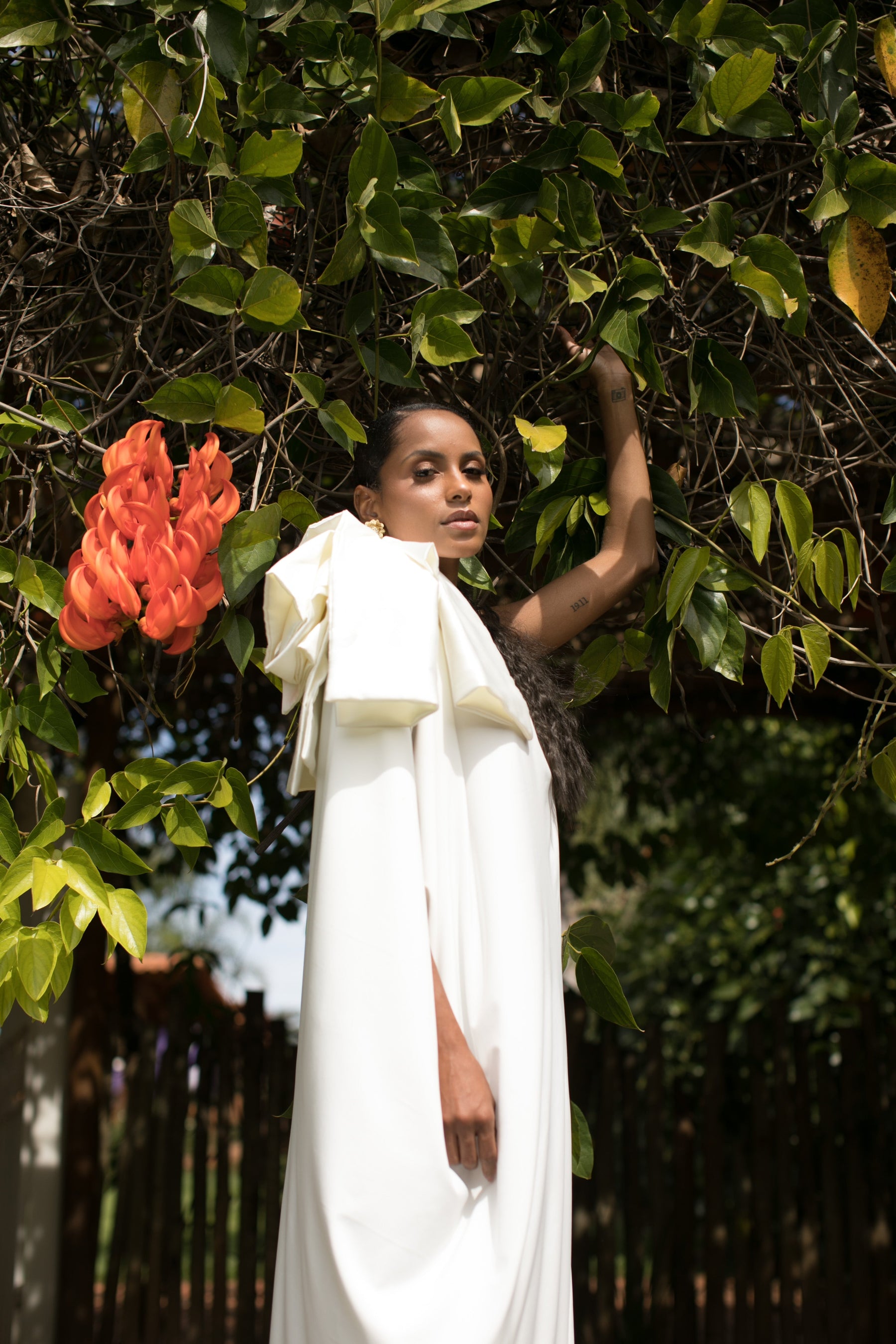 Kaftan Laço Branco