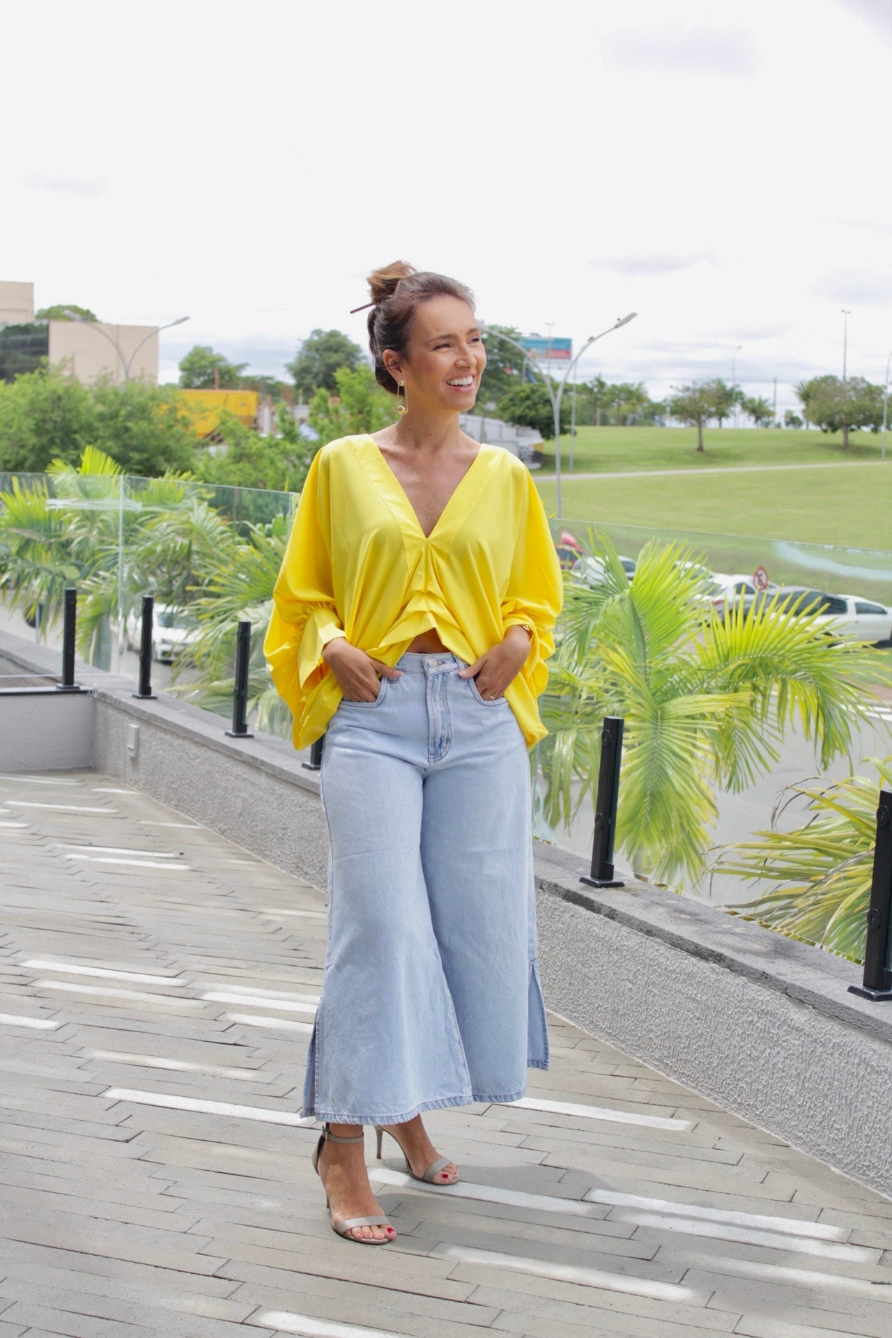 Blusa Bufante Amarela
