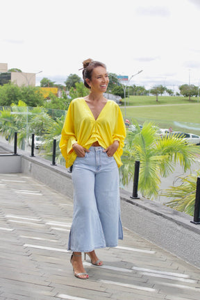 Blusa Bufante Amarela