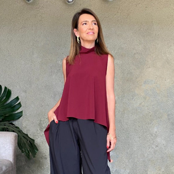 Blusa Nina Marsala