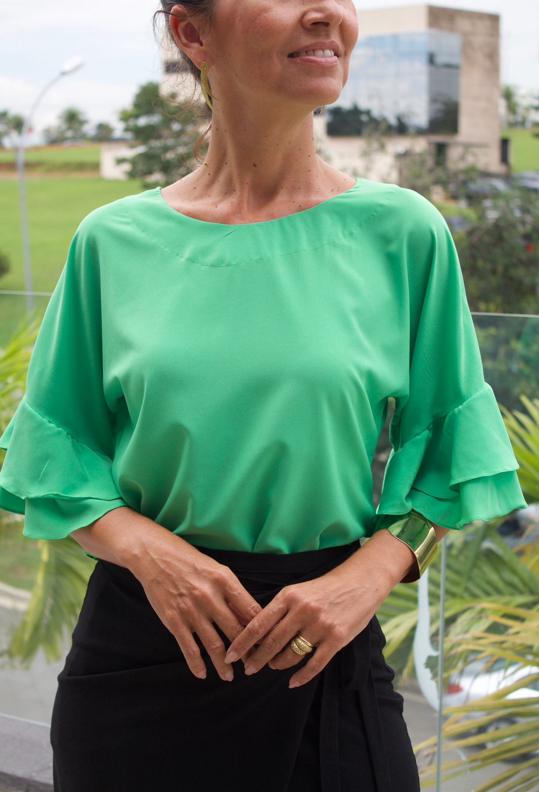 Blusa Bia Verde