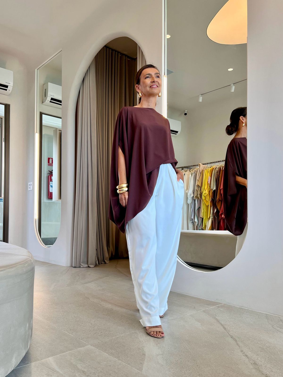 Blusa Ampla Chocolate