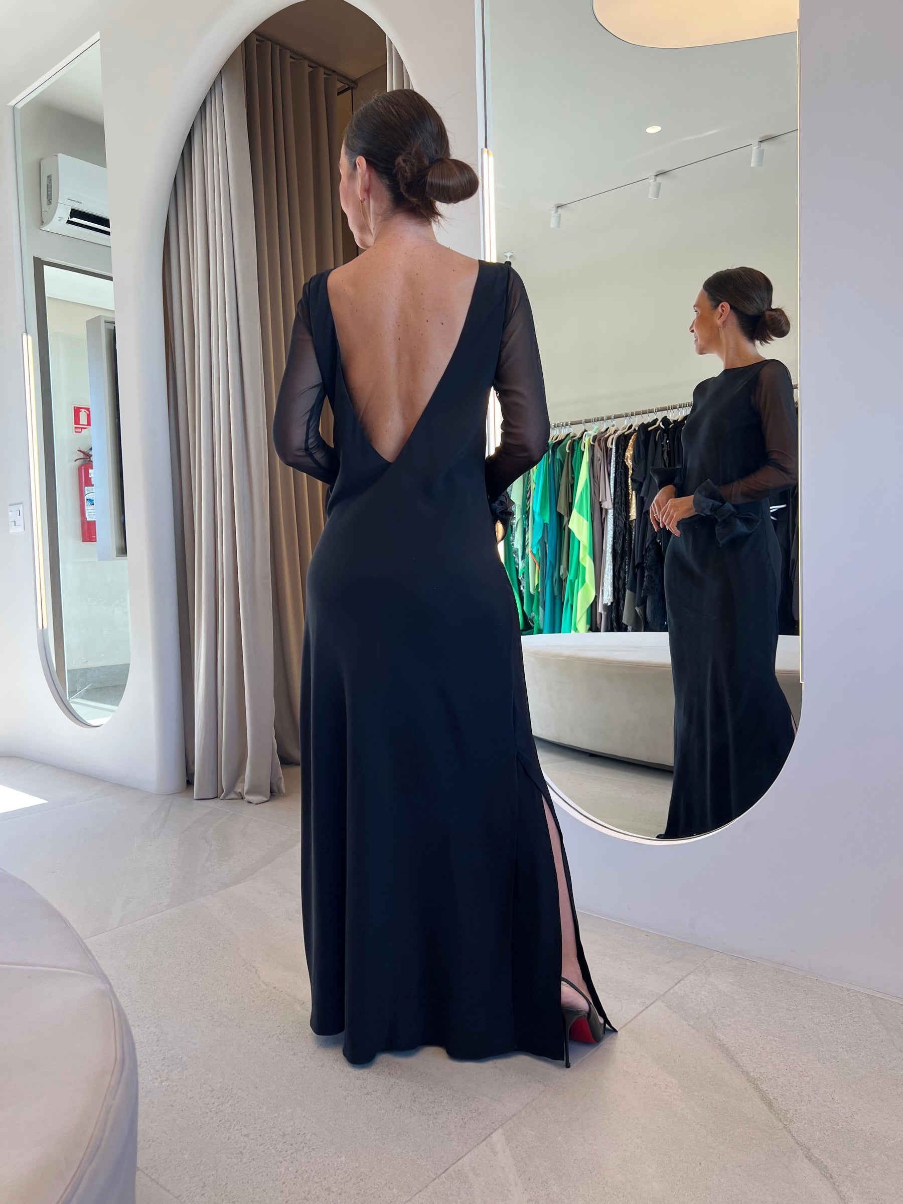 Vestido Monique Preto