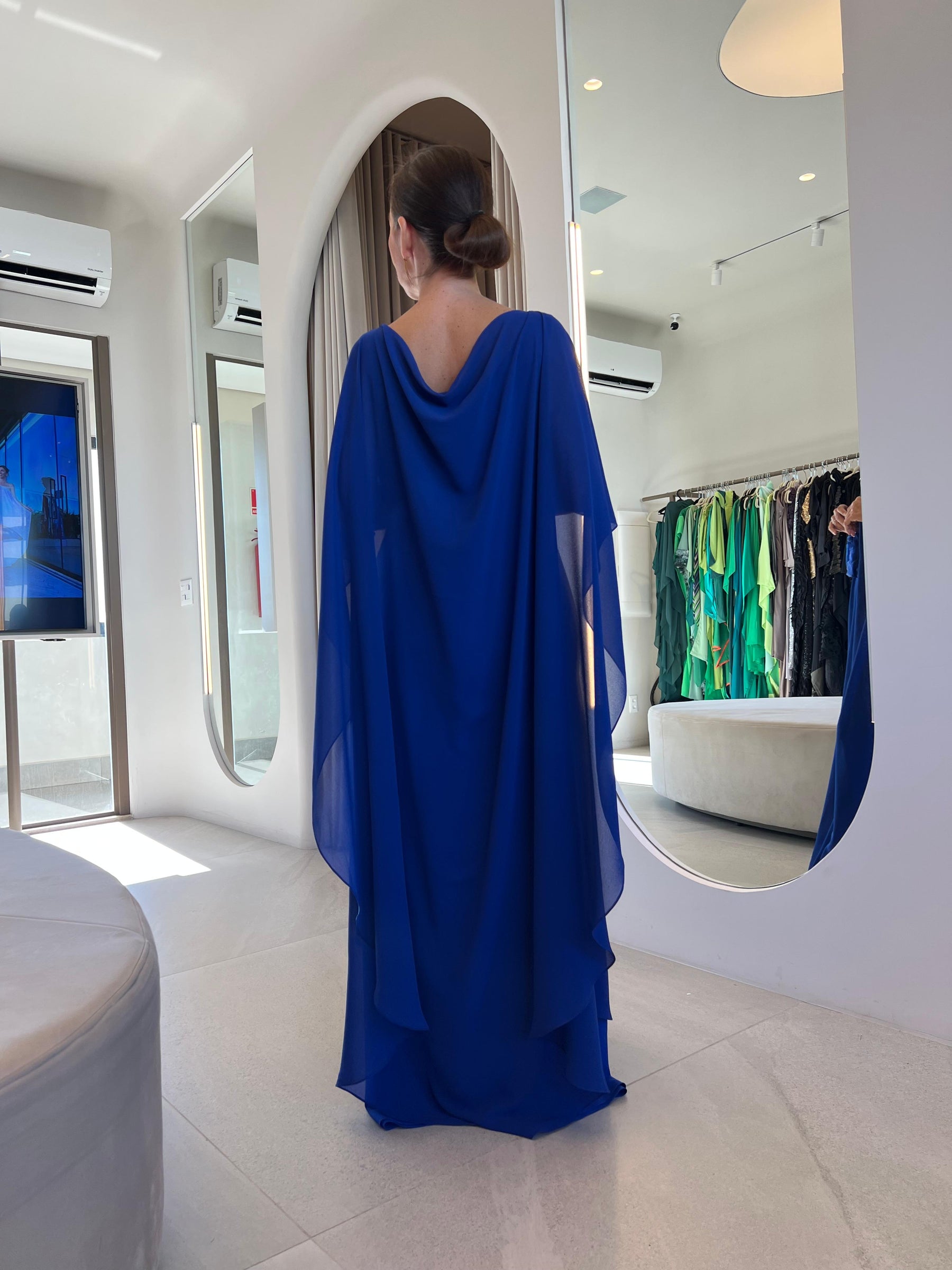 Kaftan Bárbara Azul + Flor