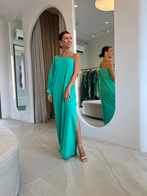 Kaftan Bufante Ombro Só Verde