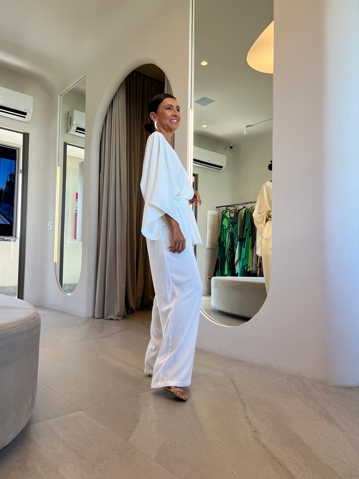 Macacão Natália Off White