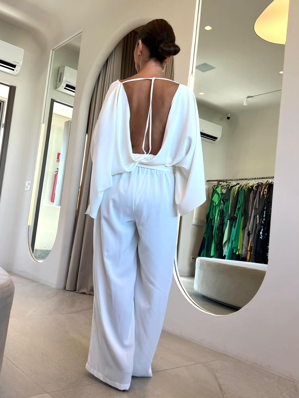 Macacão Natália Off White