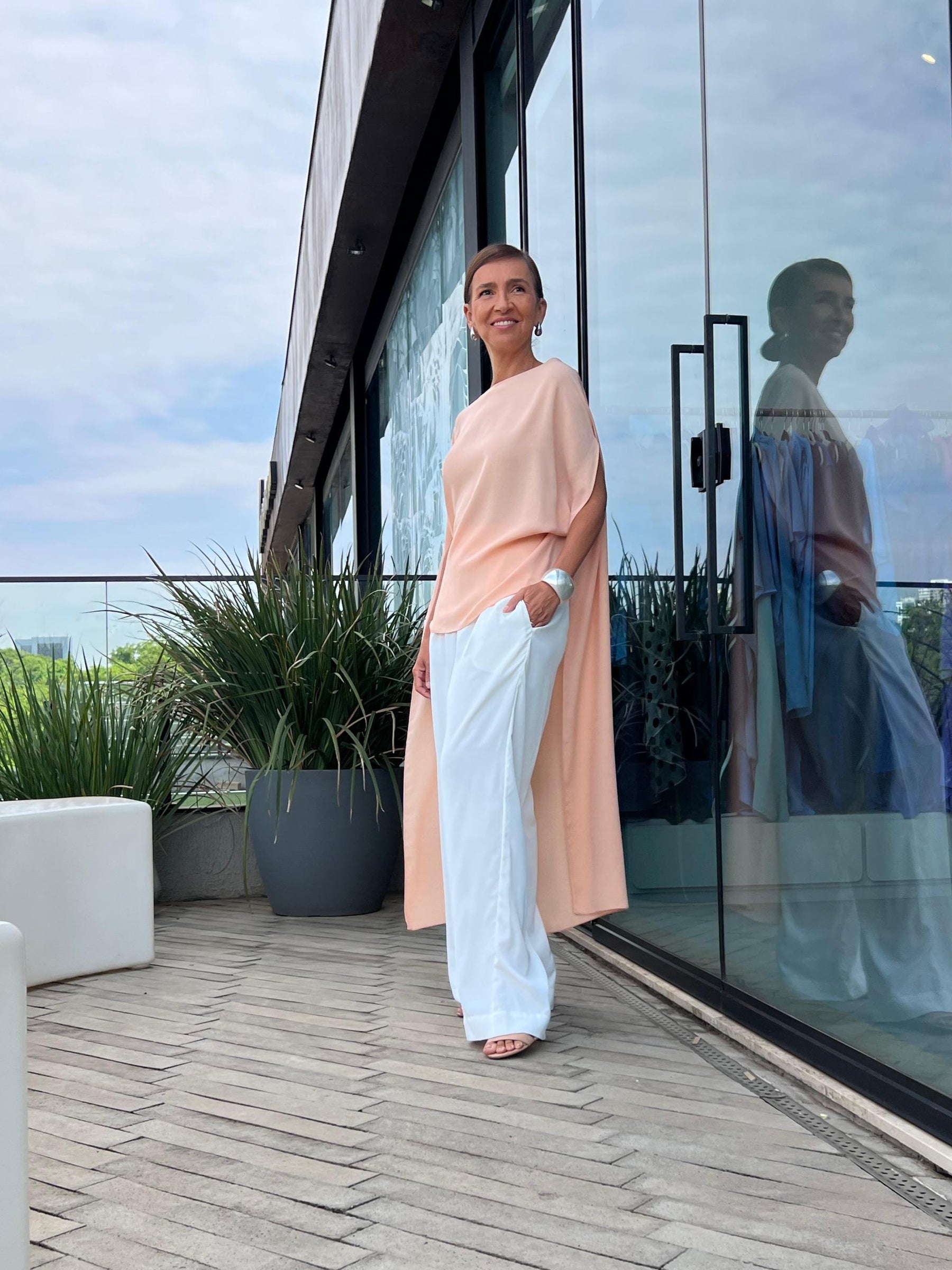Blusa Aurora Salmão