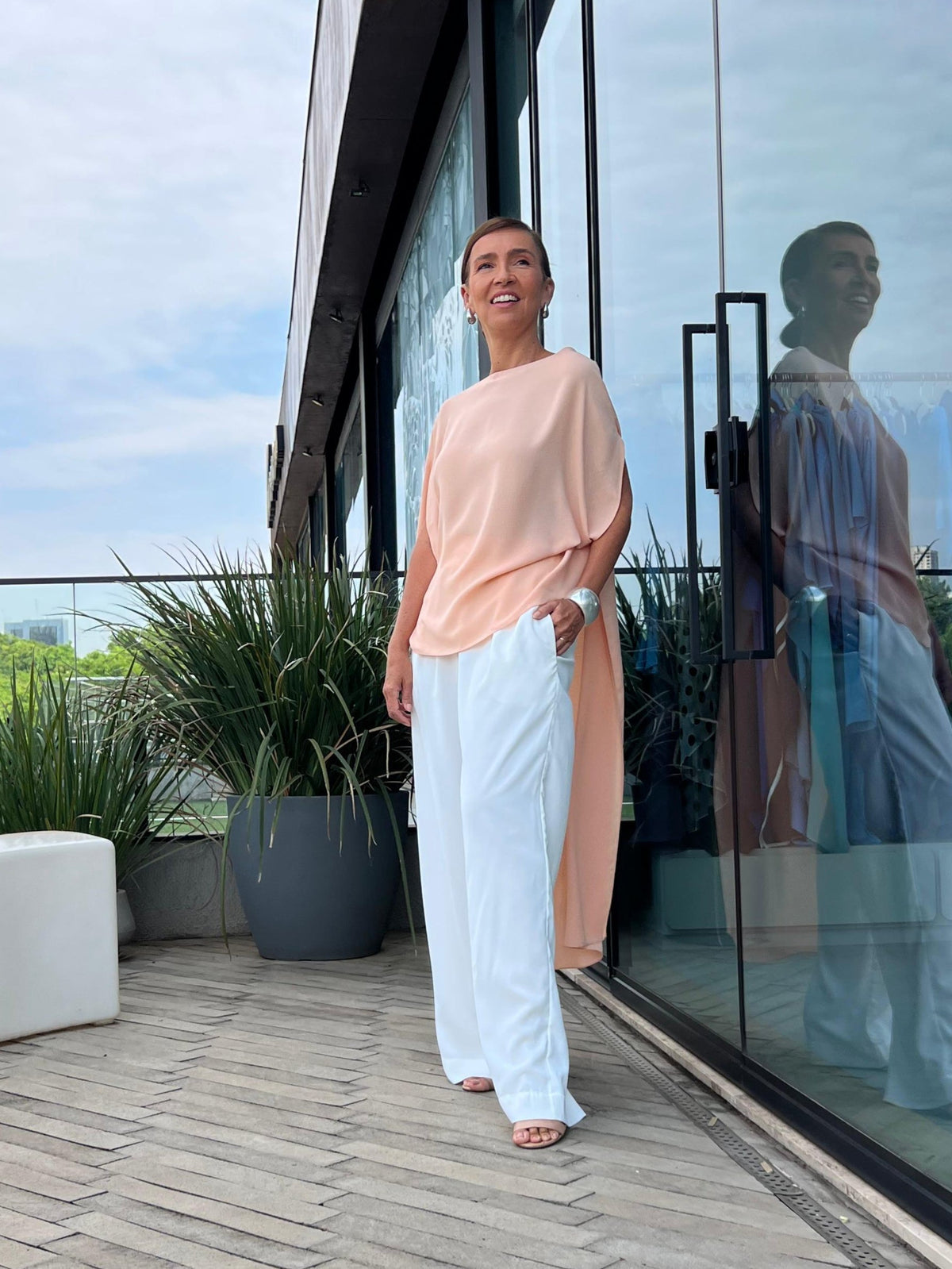 Blusa Aurora Salmão