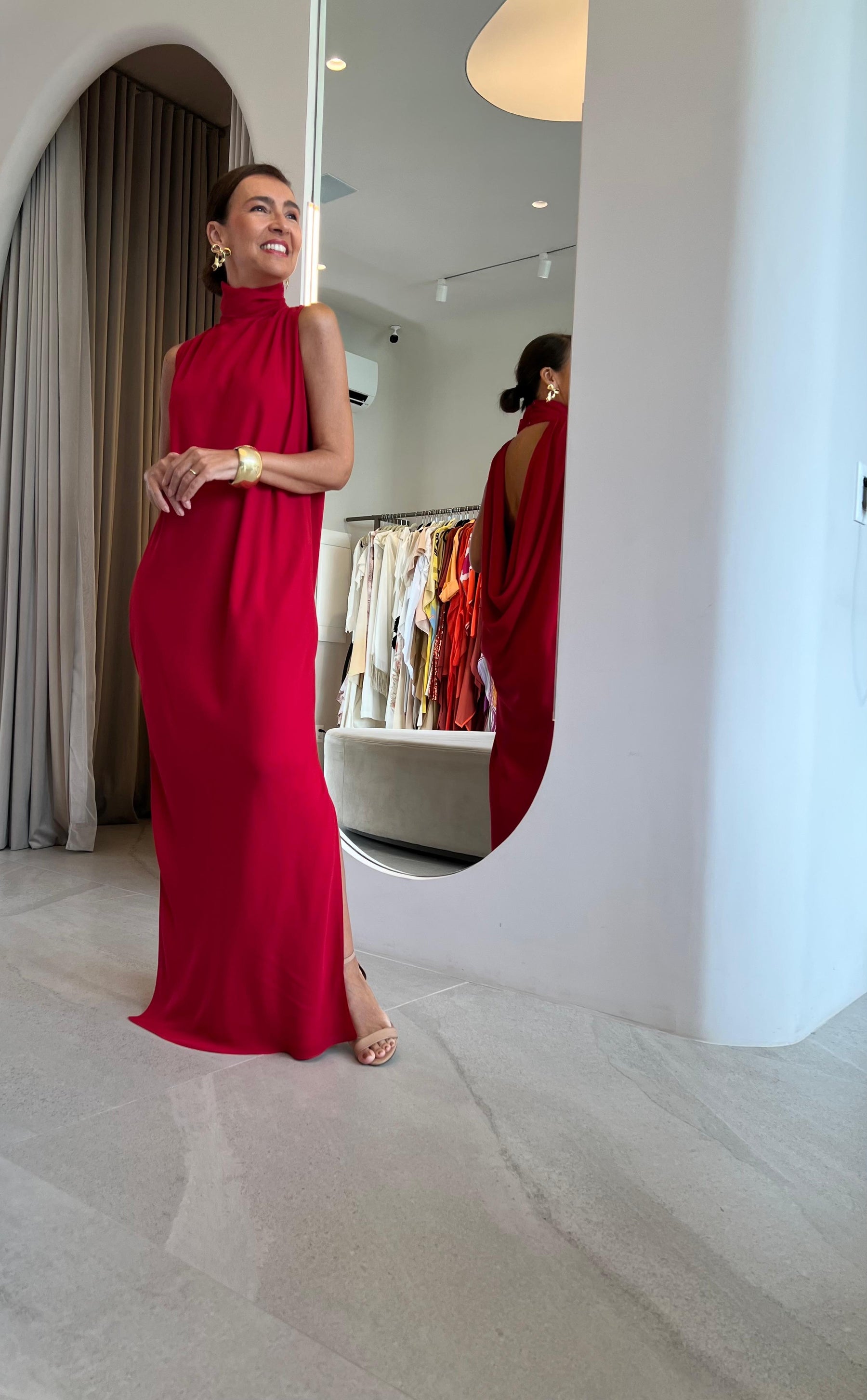 Vestido Tainá Vermelho