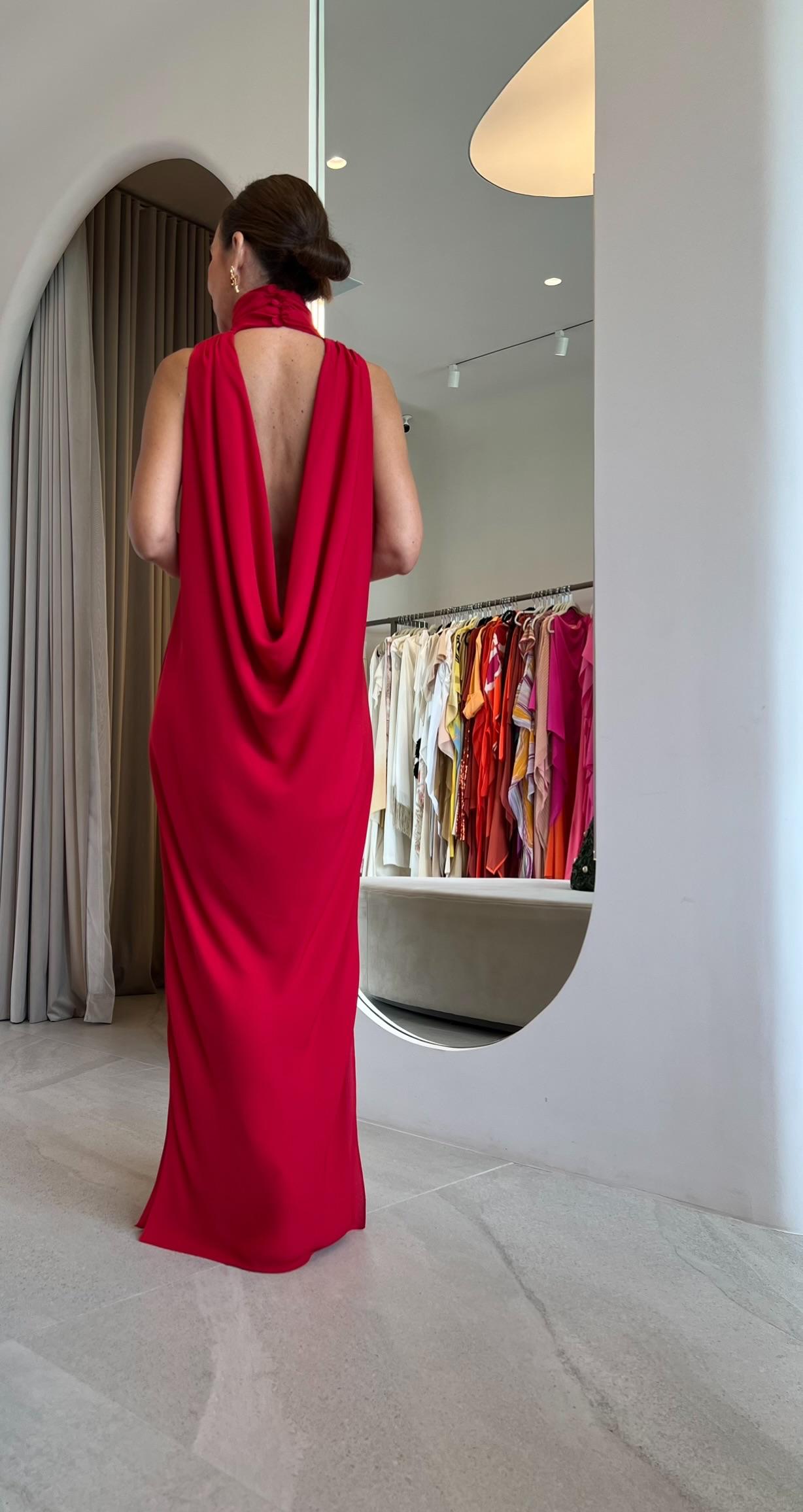 Vestido Tainá Vermelho