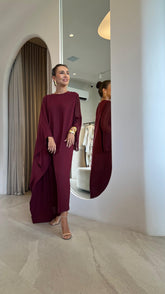 Vestido Marlene Marsala