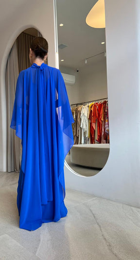 Vestido Iza Azul Royal