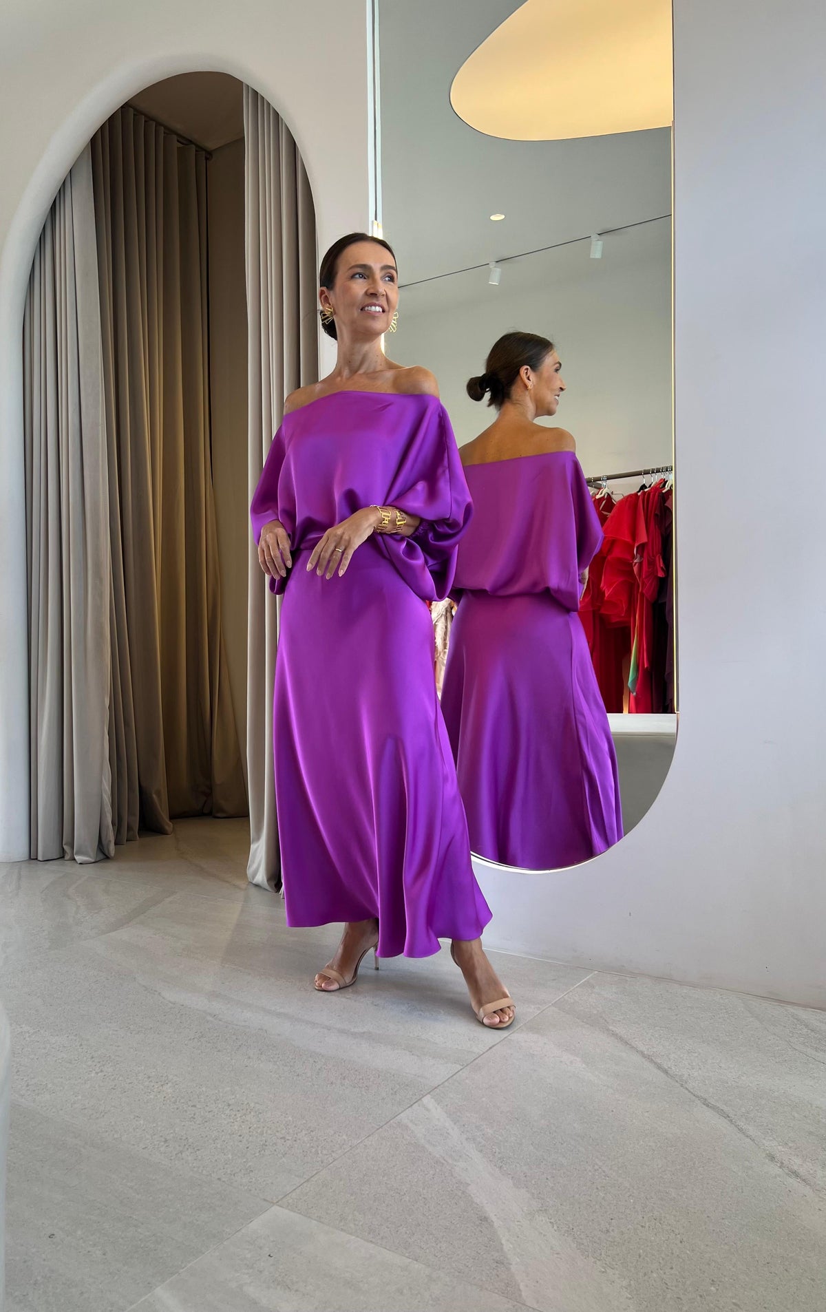 Conjunto Blusa Margarida + Saia Priscila Acetinados