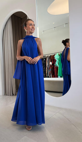 Vestido Mariana Azul Royal