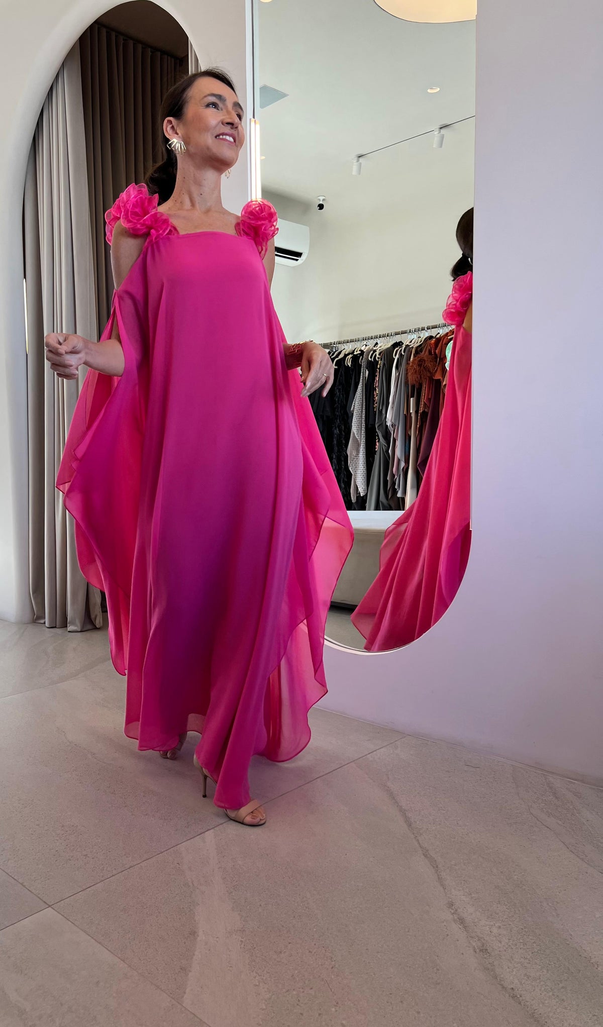 Vestido Raissa Rosa