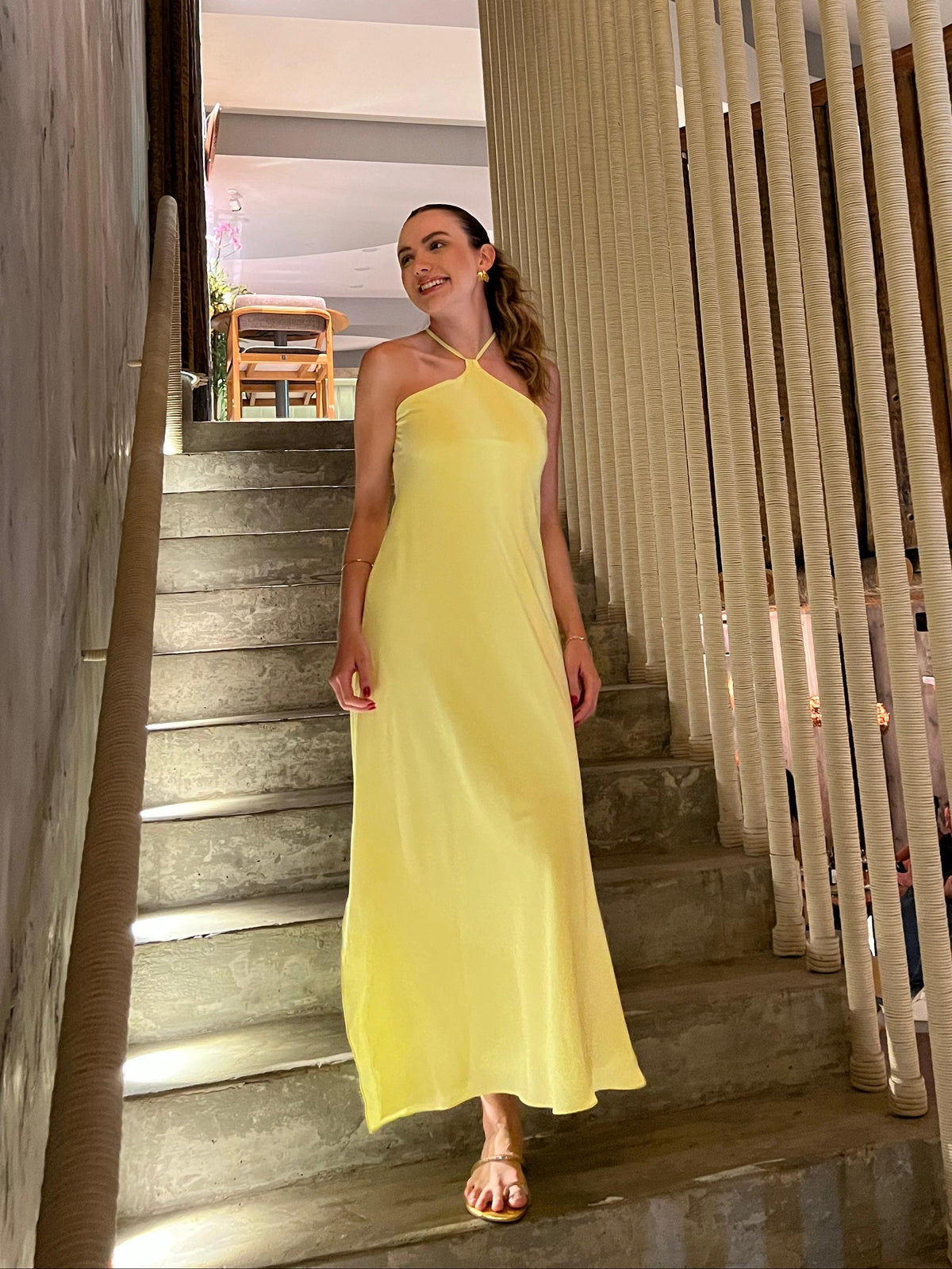 Vestido Alana Amarelo