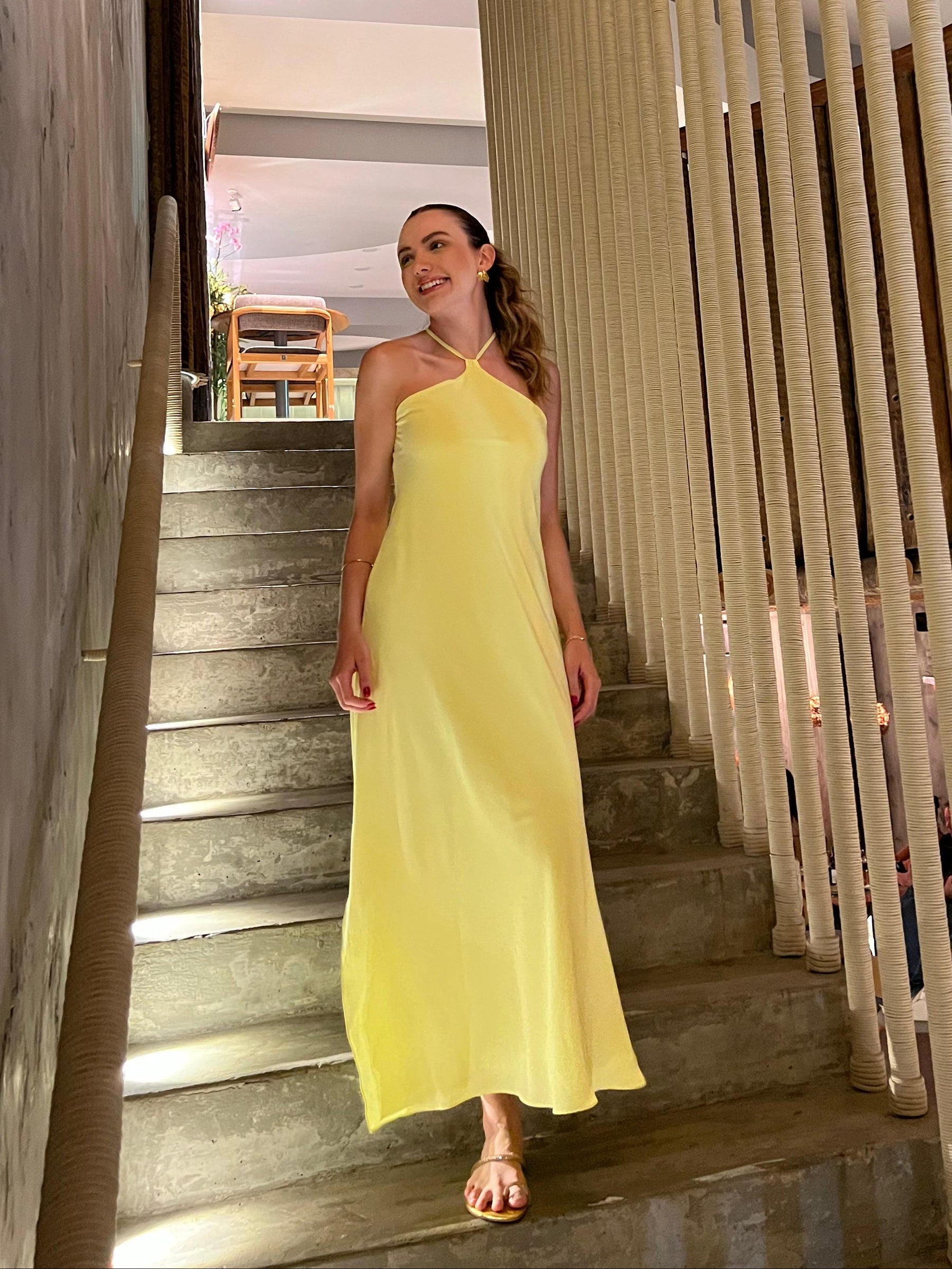 Vestido Alana Amarelo