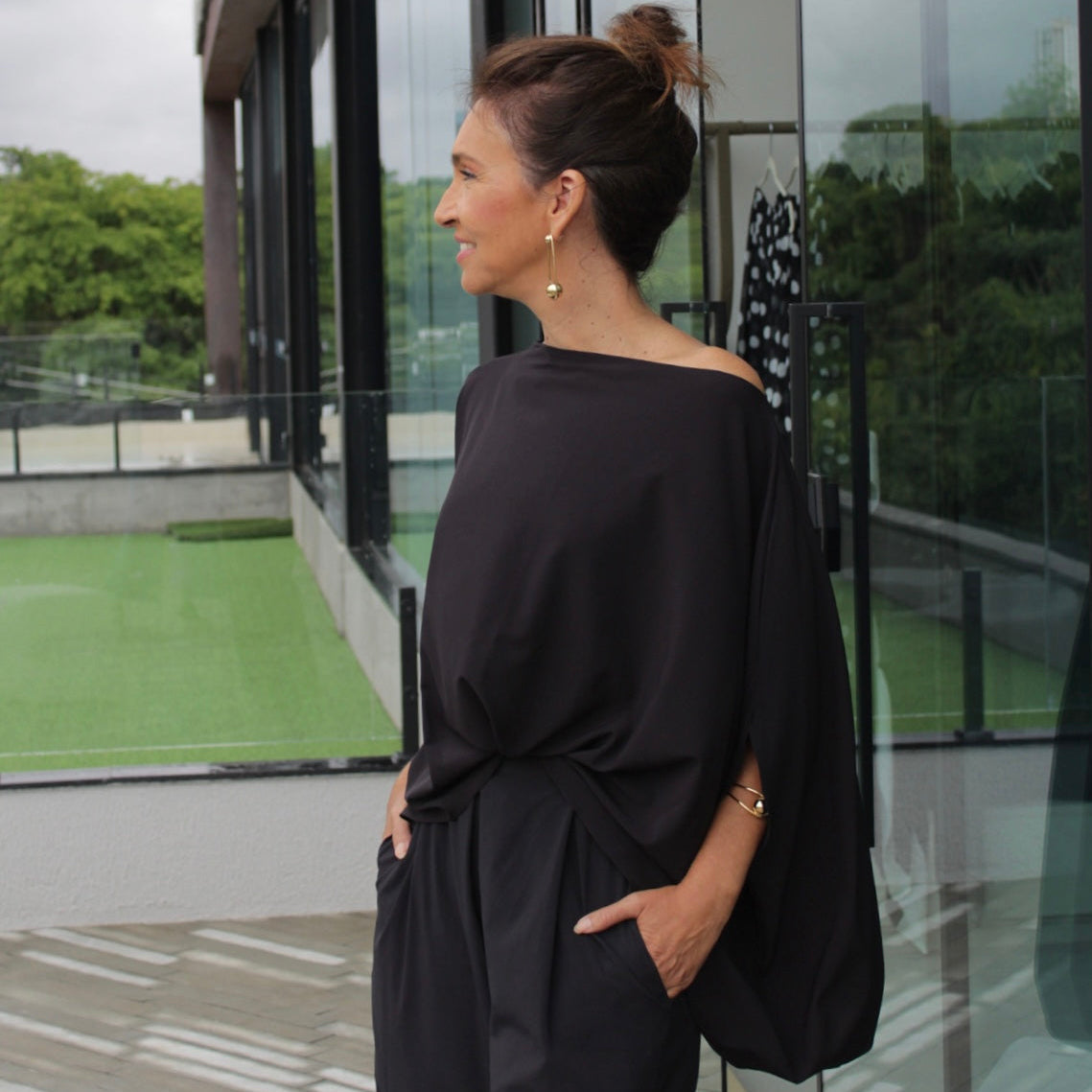 Blusa Ampla Preto